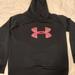 Under Armour Sweaters | Hoodie | Color: Black/Pink | Size: L