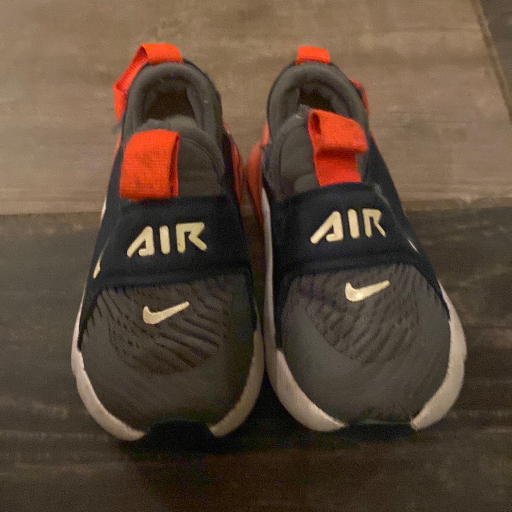 Nike Shoes | 6c Toddler Nike Sneaker Slip On Air Max | Color: Blue/Orange | Size: 6bb