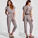 Free People Pants & Jumpsuits | Boho Free People Universal Surplice Jumpsuit Taupe S | Color: Cream/Gray | Size: S