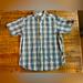 Columbia Shirts | Columbia Mens Plaid Outdoor Regular Fit Button Down Shirt Large | Color: Blue/White | Size: L