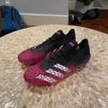 Adidas Shoes | Adidas Predator Freak .1 Soccer Cleats | Color: Black/Pink | Size: 8.5