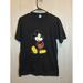 Disney Shirts | Disney Character Fashions Mickey Mouse Shirt Size Large Black Vintage Made Usa | Color: Black | Size: L