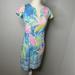 Lilly Pulitzer Dresses | Lilly Pulitzer Sophiletta Dress Bennet Blue Showstopper Upf 50+ Xs | Color: Blue | Size: Xs