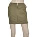 Michael Kors Skirts | Michael Kors Mini Skirt Front Zip Stretch Jersey Safari Green 8/12 Nwt $89 | Color: Green | Size: Various