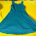 American Eagle Outfitters Dresses | American Eagle Striped Dress Size 4 | Color: Blue/Green | Size: 4