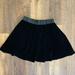 Anthropologie Skirts | Anthropologie Odille Black Velvet Swing Skirt | Color: Black | Size: S