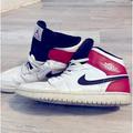 Nike Shoes | Jordan 1 Mid Mens 11.5 White Red Chicago 2019 Casual Shoes Sneakers Basketball | Color: Red/White | Size: 11.5