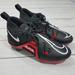Nike Shoes | Nike Alpha Menace Pro 3 Mid Football Cleats Mens Size 10.5 Black/Red Ct6649-004 | Color: Black/Red | Size: 10.5
