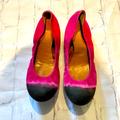 Anthropologie Shoes | Anthropologie Liefnotes Taika Hand Painted Flats | Color: Pink | Size: 6