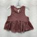 Free People Tops | Free People Babydoll Top Xs Mauve Pink Sheer Mesh Lace Boho Bohemian Sleeveless | Color: Pink | Size: Xs