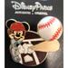 Disney Jewelry | Disney Trading Pin 00001 Mickey Mouse Baseball Player Batter Up 3d | Color: Red | Size: Os