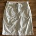 American Eagle Outfitters Skirts | Ae Knee-Length Cargo Skirt | Color: Cream/Tan | Size: 2