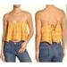Free People Tops | Free People Home Again Orange Lace Cami Camisole Tank Top L Nwt | Color: Orange | Size: L