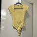 Free People Other | Free People Intimately Yellow Bodysuit Size Small | Color: Yellow | Size: Os