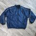 Nike Jackets & Coats | Nike Vintage Jacket Blue Swoosh Logo Full Zip Up Casual Windbreaker Men's Xl | Color: Blue | Size: Xl