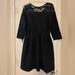 Jessica Simpson Dresses | Black Jessica Simpson Sweater Dress L Size: Large L Worn Once L 3/4 Sleeves | Color: Black | Size: L