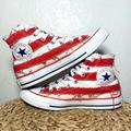 Converse Shoes | Converse Ctas Hi American Flag Distressed Usa Red White Blue Patriotic | Color: Blue/Red/White | Size: 7