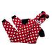Disney Pants & Jumpsuits | Disney Parks Minnie Mouse Adult Women’s Zip Up Body Suit Pajamas Costume Sz L | Color: Red | Size: L