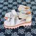 Free People Shoes | Free People Maddox Lug Sole Sandal Size 38.5 / 8.5 Shell Pink | Color: Pink | Size: 8.5