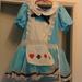 Disney Costumes | Alice In Wonderland Costume | Color: Blue/White | Size: Toddler 2-5