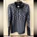 Athleta Tops | Athleta Blue And Grey Quarter Zip Pull Over | Color: Blue/Gray | Size: L