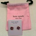 Kate Spade Jewelry | Kate Spade Square Stud Earrings | Color: Pink/Purple | Size: Os