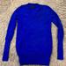 J. Crew Sweaters | Jcrew Italian Cashmere V-Neck Cashmere Sweater | Color: Blue | Size: Xs