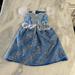 Disney Costumes | Disney Princess Cinderella Blue Gown Dress Size 4/5 | Color: Blue/White | Size: Osg