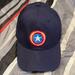 Disney Accessories | Captain America Light Up (Several Modes) Adjustable Hat | Color: Blue | Size: Os