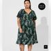 Torrid Dresses | Flutter Sleeve Black Wrap Dress 2x Torrid | Color: Green | Size: 2x