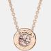 Coach Jewelry | Coach Open Stone Circle Necklace Rose-Gold | Color: Gold | Size: Os