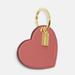 Coach Accessories | Coach Heart Bag Charm In Color Gold/Taffy | Color: Pink | Size: Os