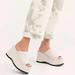 Free People Shoes | Free People Avery Open Toe Platform Wedge White Suede Mule Clog | Color: White | Size: 40/10