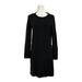 J. Crew Dresses | J. Crew Women's Sweater Dress Black Knit Crew Neck Long Sleeve Size M Wool Blend | Color: Black | Size: M