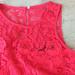 J. Crew Dresses | Jcrew Bright Coral Lace Dress | Color: Pink/Red | Size: 4