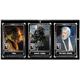 World Trading Cards - Star Wars Cards - Return of the Jedi Cards - Topps 40th Anniversary Collection - Yoda - Vader - OBI WAN - Magnetic Triple Black Case and 2 Holders