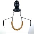 Madewell Jewelry | Madewell | Statement Necklace | Color: Black/Brown/Gold | Size: Os