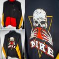 Nike Jackets & Coats | $90 Nike Sportswear Nsw Men's Jacket Basketball Skull Large Dr9789-010 Full Zip | Color: Black/Yellow | Size: L