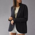 Anthropologie Jackets & Coats | Htf Anthropologie Daniel Rainn Double-Breasted Blazer | Color: Black | Size: L