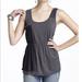 Anthropologie Tops | Anthro Olga Kapustina Crinkle Swatch Tank Top / Xs | Color: Black/Gray | Size: Xs