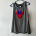 Disney Tops | Disney Minnie Sequin Tank Top | Color: Gold/Red | Size: Xl