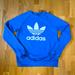 Adidas Tops | Adidas Tresfoil Logo Crewneck Sweatshirt Size Medium | Color: Blue | Size: Mj