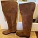 J. Crew Shoes | Jcrew Over The Knee Boots In Rich Walnut. Never Been Worn. Amazing Condition. | Color: Brown/Tan | Size: 7.5
