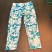 Athleta Bottoms | Athleta Girls Leggings. Xl (14) | Color: Blue/White | Size: 14g