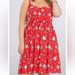 Torrid Dresses | Guc Torrid Floral Tiered Challis Sundress Red Size 2 | Color: Red | Size: 2x