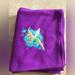 Disney Bedding | Disney Store Tinkerbell Fleece Blanket Purple Embroidered 3-D Tinker 48" X 60" | Color: Purple | Size: 48”X60”