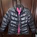 The North Face Jackets & Coats | Girl's The North Face Black North Face Jacket With Fuschia Lining - L (14/16) | Color: Black/Pink | Size: 14g