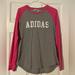 Adidas Tops | Adidas Long Sleeve T-Shirt. Women’s Size M. | Color: Gray/Pink | Size: M