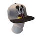 Disney Accessories | Disney Mickey Mouse Hands On Face Sewn Snapback Baseball Hat Cap | Color: Black/Gray | Size: Os