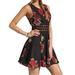 Free People Dresses | Free People Daisy Waist Print Dress | Color: Black/Red | Size: 2